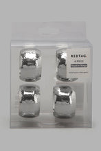 تنزيل الصورة على معرض الصور، Redtag-Silver-Napkin-Ring-(4-Piece)-Napkin-Rings-Home-Dining-
