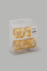 Redtag-Gold-Napkin-Ring-(4-Piece)-Napkin-Rings-Home-Dining-