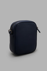 Redtag-Navy-With-Multicolour-Stripe-Cross-Body-Bag-Messenger-Bags-Men's-