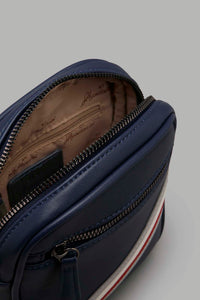 Redtag-Navy-With-Multicolour-Stripe-Cross-Body-Bag-Messenger-Bags-Men's-
