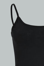 Load image into Gallery viewer, Redtag-Black-Plain-Strappy-Vest-Vests-Women&#39;s-
