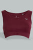 Redtag-Burgundy-Sports-Bra-Colour:Burgundy,-Filter:Women's-Clothing,-New-In,-New-In-Women,-Non-Sale,-SBA,-Section:Women,-W21B,-Women-T-Shirts-Women's-