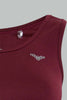 Redtag-Burgundy-Sports-Bra-Colour:Burgundy,-Filter:Women's-Clothing,-New-In,-New-In-Women,-Non-Sale,-SBA,-Section:Women,-W21B,-Women-T-Shirts-Women's-