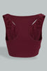 Redtag-Burgundy-Sports-Bra-Colour:Burgundy,-Filter:Women's-Clothing,-New-In,-New-In-Women,-Non-Sale,-SBA,-Section:Women,-W21B,-Women-T-Shirts-Women's-