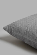 Load image into Gallery viewer, Redtag-Grey-Velvet-Cushion-Cushions-Home-Bedroom-

