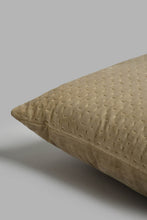Load image into Gallery viewer, Redtag-Beige-Velvet-Cushion-Cushions-Home-Bedroom-
