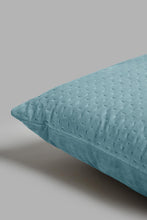 Load image into Gallery viewer, Redtag-Teal-Velvet-Cushion-Cushions-Home-Bedroom-

