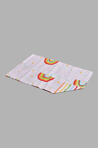 Redtag-Pink-Rainbow-Print-2-Piece-Comforter-Set-(Kids)-Kids-Comforters-Home-Bedroom-