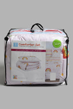 Load image into Gallery viewer, Redtag-Pink-Rainbow-Print-2-Piece-Comforter-Set-(Kids)-Kids-Comforters-Home-Bedroom-
