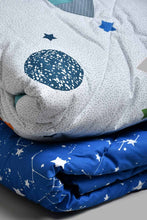 Load image into Gallery viewer, Redtag-Blue-Space-Craft-Print-2-Piece-Comforter-Set-(Kids)-Kids-Comforters-Home-Bedroom-
