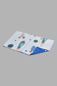 Redtag-Blue-Space-Craft-Print-2-Piece-Comforter-Set-(Kids)-Kids-Comforters-Home-Bedroom-