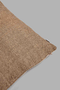 Redtag-Beige/Brown-Woven-Cushion-BED-PHANTASMAGORIA-3,-Colour:Brown,-Filter:Home-Bedroom,-HMW-BED-Cushions,-New-In,-New-In-HMW-BED,-Non-Sale,-Section:Homewares,-W21B-Home-Bedroom-