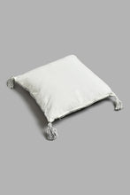 Load image into Gallery viewer, Redtag-Grey-Woven-Cushion-BED-PHANTASMAGORIA-3,-Colour:Grey,-Filter:Home-Bedroom,-HMW-BED-Cushions,-New-In,-New-In-HMW-BED,-Non-Sale,-Section:Homewares,-W21B-Home-Bedroom-
