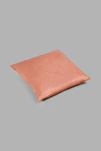 Redtag-Pink-Velvet-Cushion-Colour:Pink,-Filter:Home-Bedroom,-HMW-BED-Cushions,-New-In,-New-In-HMW-BED,-Non-Sale,-S22B,-Section:Homewares-Home-Bedroom-