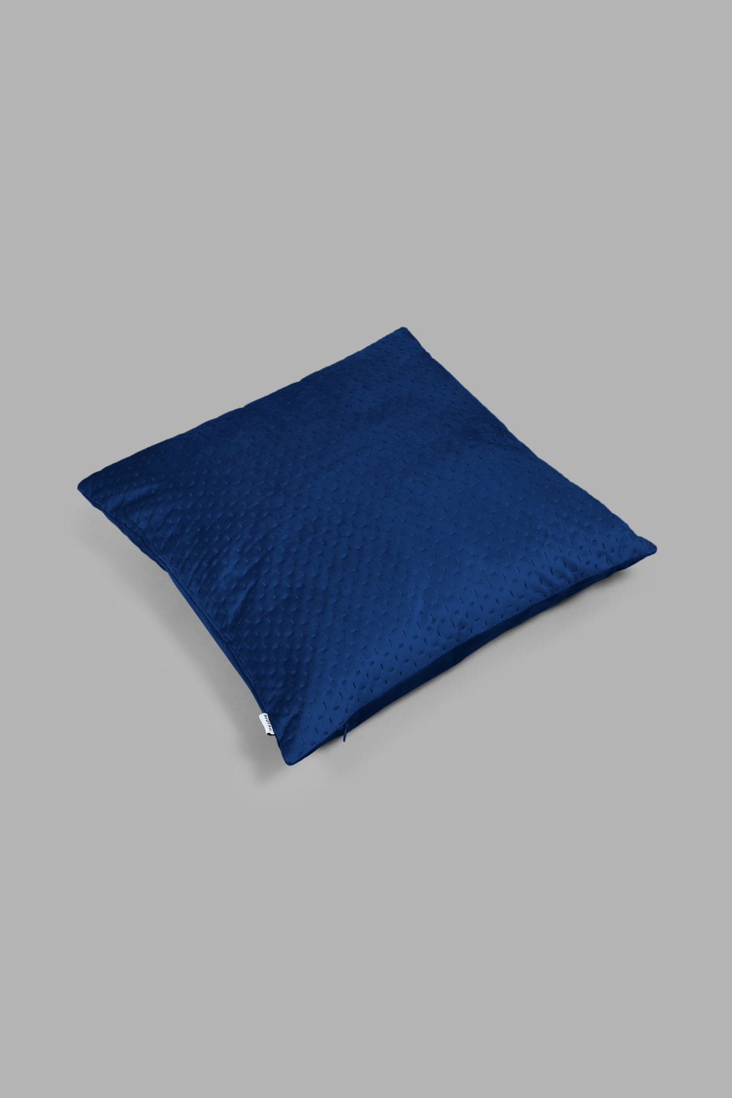 Redtag-Navy-Velvet-Cushion-Colour:Navy,-Filter:Home-Bedroom,-HMW-BED-Cushions,-New-In,-New-In-HMW-BED,-Non-Sale,-S22B,-Section:Homewares-Home-Bedroom-