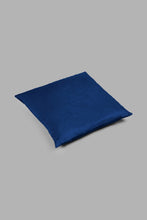 تنزيل الصورة على معرض الصور، Redtag-Navy-Velvet-Cushion-Colour:Navy,-Filter:Home-Bedroom,-HMW-BED-Cushions,-New-In,-New-In-HMW-BED,-Non-Sale,-S22B,-Section:Homewares-Home-Bedroom-
