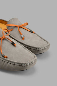 Redtag-Grey-Mule-With-Bow-Trim-Colour:Grey,-Filter:Men's-Footwear,-Men-Casual-Shoes,-New-In,-New-In-Men-FOO,-Non-Sale,-S22A,-Section:Men-Men's-