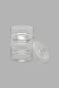 Redtag-Clear-Glass-Partition-Storage-Jar-With-Lid-Canisters-And-Jars-Home-Dining-