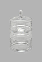 تنزيل الصورة على معرض الصور، Redtag-Clear-Glass-Partition-Storage-Jar-With-Lid-Canisters-And-Jars-Home-Dining-
