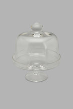 تنزيل الصورة على معرض الصور، Redtag-Clear-Glass-Cake-Stand-With-Dome-Food-Storage-Home-Dining-
