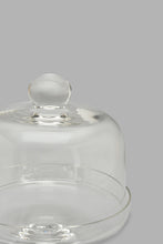 تنزيل الصورة على معرض الصور، Redtag-Clear-Glass-Cake-Stand-With-Dome-Food-Storage-Home-Dining-
