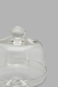 Redtag-Clear-Glass-Cake-Stand-With-Dome-Food-Storage-Home-Dining-