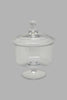 Redtag-Clear-Glass-Candy-Jar-With-Lid-Canisters-And-Jars-Home-Dining-