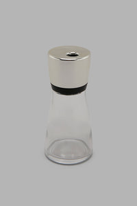 Redtag-Clear-Glass-Spice-Set-With-Plastic-Rack-(13-Piece)-Storage-Home-Dining-