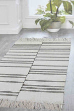 تنزيل الصورة على معرض الصور، Redtag-Off-White-Stripe-Pattern-Runner-Rugs-Home-Decor-
