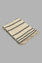 تنزيل الصورة على معرض الصور، Redtag-Off-White-Stripe-Pattern-Runner-Rugs-Home-Decor-
