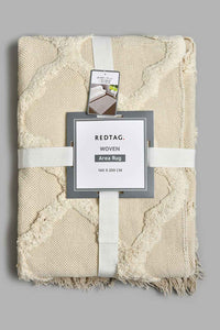 Redtag-Off-White-Diamond-Pattern-Woven-Rug-Rugs-Home-Decor-