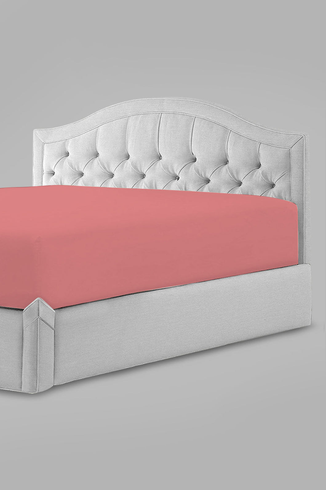 Pink Fitted Sheet (King Size)