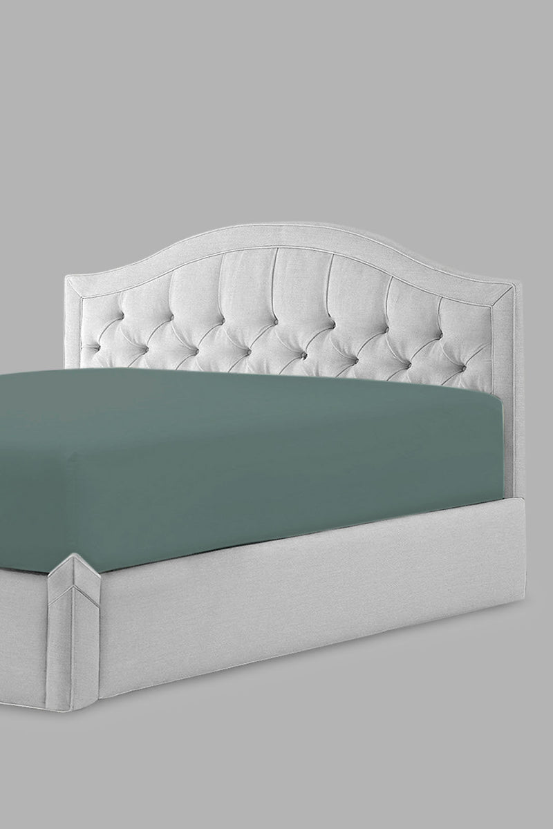 Teal Fitted Sheet (Super King Size)