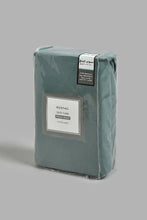 Load image into Gallery viewer, Redtag-Teal-Fitted-Sheet-(Super-King-Size)-Fitted-Sheets-Home-Bedroom-
