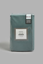 Load image into Gallery viewer, Redtag-Teal-Fitted-Sheet-(Super-King-Size)-Fitted-Sheets-Home-Bedroom-
