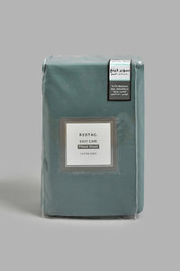 Redtag-Teal-Fitted-Sheet-(Super-King-Size)-Fitted-Sheets-Home-Bedroom-