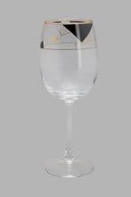 Load image into Gallery viewer, Redtag-Multicolour-Geometric-Glass-Goblet-Glasses-Home-Dining-
