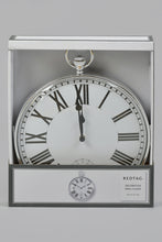 Load image into Gallery viewer, Silver Glass Hanging Wall-Clock
