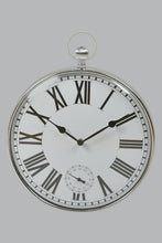 Load image into Gallery viewer, Silver Glass Hanging Wall-Clock
