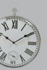 Silver Glass Hanging Wall-Clock