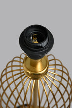 تنزيل الصورة على معرض الصور، Redtag-Gold-Dome-Shape-Metal-Table-Lamp-Table-Lamps-Home-Decor-
