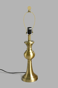 Redtag-Gold-Metal-Pillar-Table-Lamp-Table-Lamps-Home-Decor-