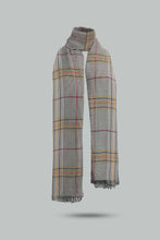 Load image into Gallery viewer, Redtag-Grey-Embellished-Knitted-Scarfs-Scarves-Women-
