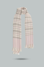 Load image into Gallery viewer, Redtag-Pink-Embellished-Knitted-Scarfs-Scarves-Women-
