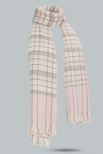 Load image into Gallery viewer, Redtag-Pink-Embellished-Knitted-Scarfs-Scarves-Women-
