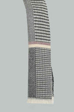 تنزيل الصورة على معرض الصور، Redtag-Grey-Embellished-Knitted-Scarfs-Scarves-Women-

