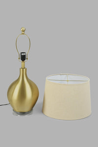 Redtag-Gold-Metal-Table-Lamp-Colour:Gold,-Filter:Home-Decor,-HMW-HOM-Table-Lamps,-HOM-PHANTASMAGORIA-1,-New-In,-New-In-HMW-HOM,-Non-Sale,-Section:Homewares,-W21B-Home-Decor-