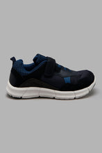 Load image into Gallery viewer, Redtag-Navy-Material-Block-Sneaker-Sneakers-Senior-Boys-5 to 14 Years
