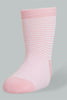 Redtag-Assorted-4-Pack-Socks-Full-Length-Infant-Girls-3 to 24 Months