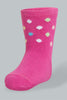 Redtag-Assorted-4-Pack-Socks-Full-Length-Infant-Girls-3 to 24 Months